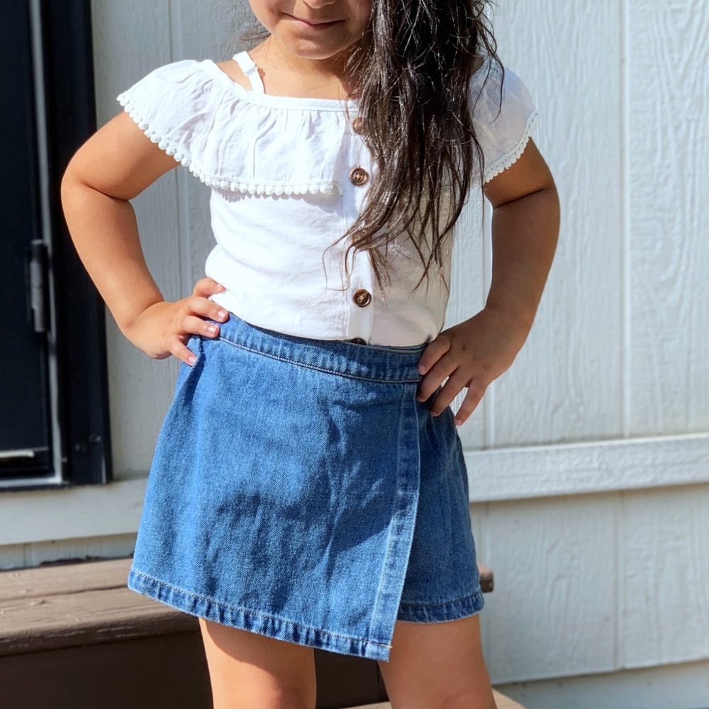 Denim skort - Picture 3 of 3